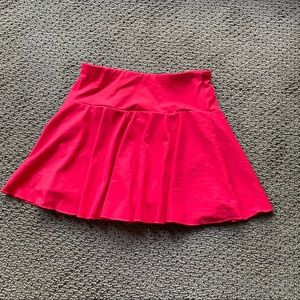 NWOT Halara Red Tennis Skirt with Pockets, Size Extra-Small (XS)